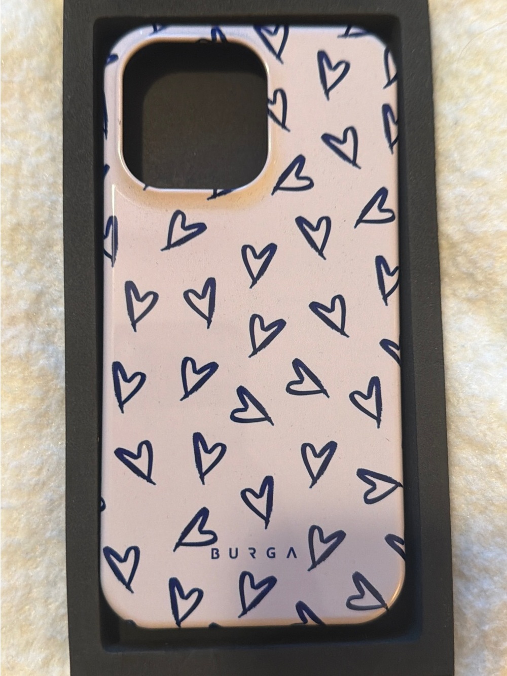 BURGA Pink Heart Pattern Protective Tablet/Phone Cover